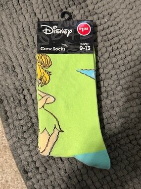 Disney Tinker Bell Crew Socks